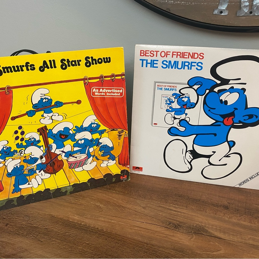 Vintage Smurf records
